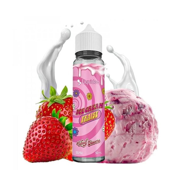 Ice Cream Fraise 50ml - Wpuff Flavors - Liquideo