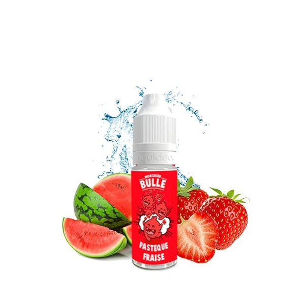 Pastèque Fraise 10ml - Monsieur Bulle - Liquideo