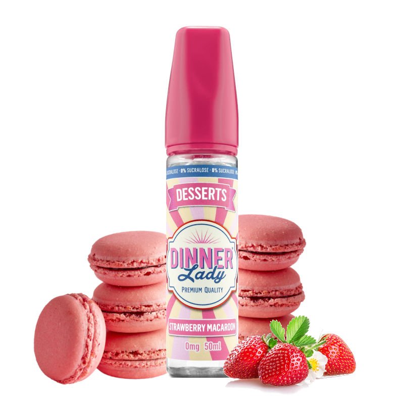 Strawberry Macaroon 50 ml - Dinner Lady