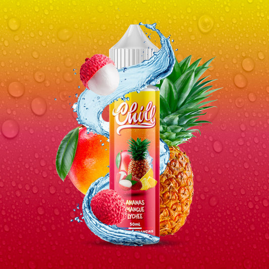 CHILL - Ananas Mangue Lychee - 50ml - LP Vapor