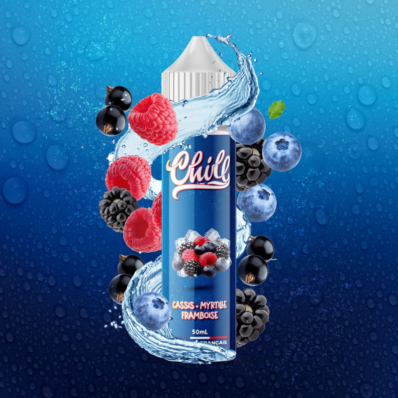 CHILL - Cassis Myrtille Framboise - 50ml - LP Vapor