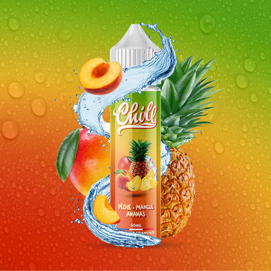 CHILL - Pêche Mangue Ananas - 50ml - LP Vapor
