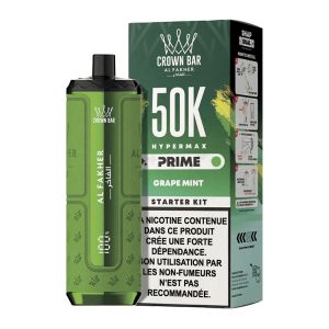 Al Fakher Hypermax Prime 50K - Grape Mint