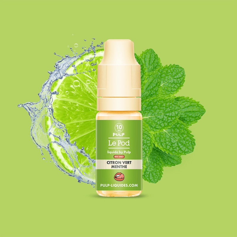 Le Pod Liquide Citron Vert Menthe - 10ml - FR - PULP