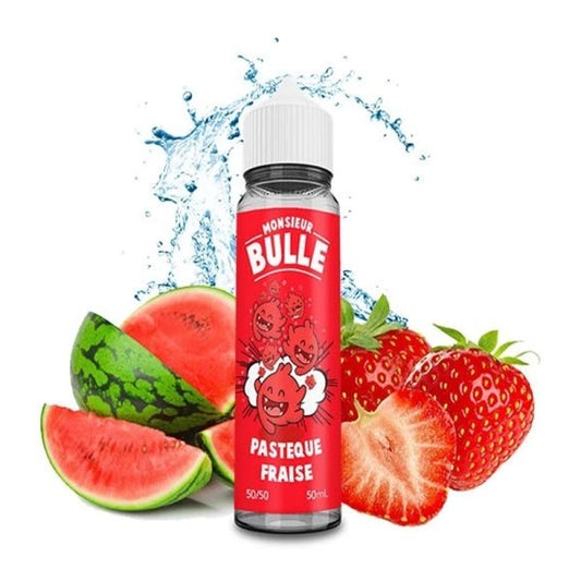 Pastèque Fraise 50ml - Monsieur Bulle - Liquideo
