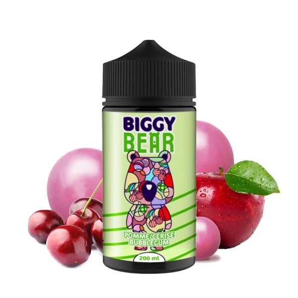Pomme Cerise Bubble Gum 200ml - Biggy Bear