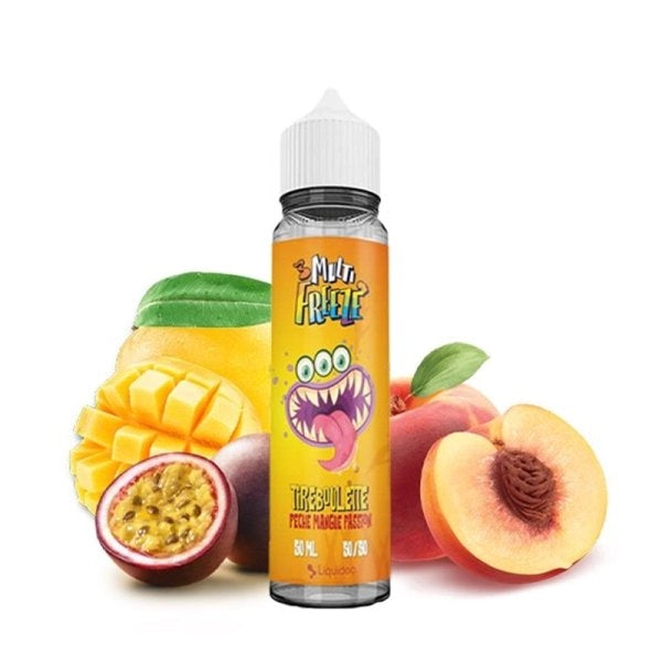 Tireboulette Pêche Mangue Passion 50ml - Multifreeze - Liquideo